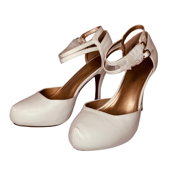 DREAM PAIRS - Office-02 MaryJane Double Ankle Strap Almond Toe Heels, Size: 9.5 - Picture 2 of 8